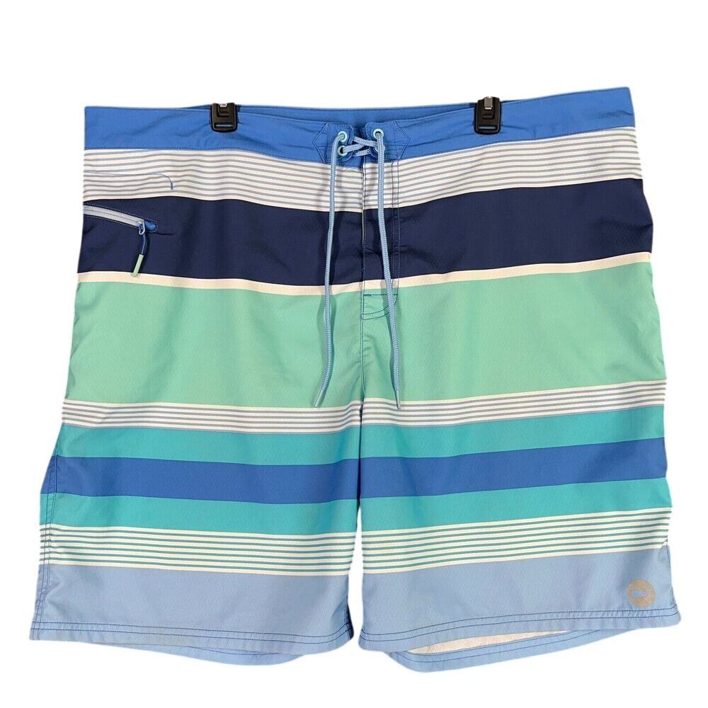 Vineyard Vines Swimwear Boardshorts Swim Shorts‎ Mens 42 Trunks Zip Pocket